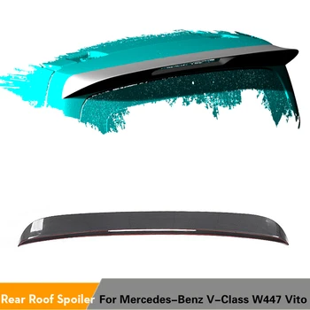 Karbon Fiber arka çatı spoileri Boot Dudak Kanat Spoiler Mercedes-benz V Sınıfı W447 Vito 2016-2018