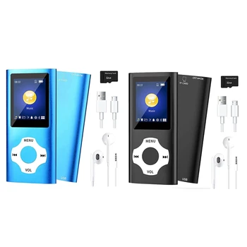 Bluetooth 5.0 ile MP3 Müzik Çalar, Taşınabilir Hifi Müzik Çalar /Video/Fotoğraf Görüntüleyici/Çocuklar İçin E-Kitap Çalar