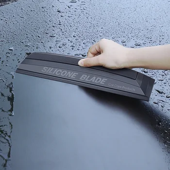 Çizilmez Yumuşak Silikon Kullanışlı Silecek Araba sarma araçları Su pencere sileceği Kurutma Bıçağı Temiz Kazıma Filmi Kazıyıcı Aksesuarları