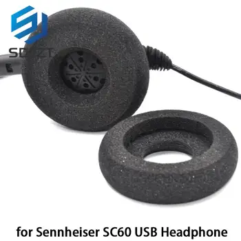 Kulaklık Köpük Kulak Yastıkları Gürültü Önleyici Köpük Kulak Yastıkları Sennheiser SC60 USB Kulaklık Rahat Kulaklık Değiştirme