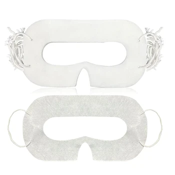 100 Adet Evrensel Tek Kullanımlık VR Göz Maskesi Quest 3 VR Kulaklık Yedek Parça Aksesuar Ter Nefes Göz Kapağı