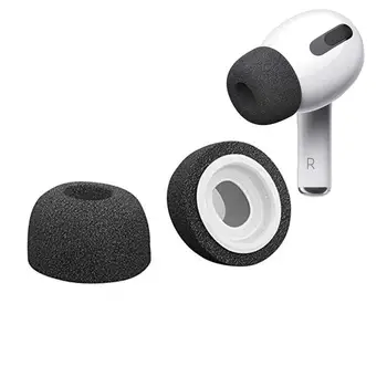 Yavaş Sünger Silikon Bellek Köpük Değiştirme Toz Net Kulak İpuçları Tomurcukları Apple Airpods için Pro / Airpods Pro 2 Kulaklık