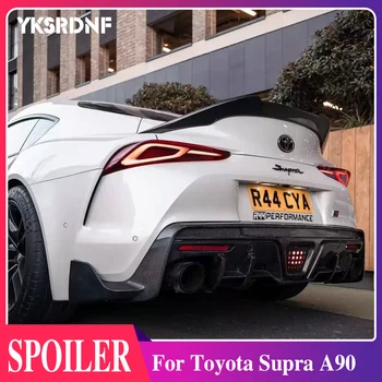 Toyota Supra için A90 2019-2020 Araba Styling için ABS Arka Spoiler Bagaj Kanat