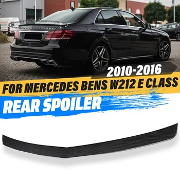 AMG Stil W212 Araba Arka Kanat Dudak Araba Arka Bagaj Boot Dudak Kanat Kapak Uzatma Kapağı Benz W212 E Sınıfı 4DR 2010-2016 Gövde Kiti