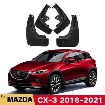 Çamur Flaps Mazda CX3 CX 3 2016-2021 2017 2018 DK Splash Muhafızları Çamurluklar Ön Arka Çamurluklar Çamurluk Araba Dış Aksesuarları