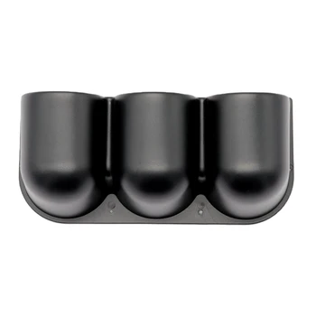 Marka Yeni 2 inç 52mm 3 Delik Pod Ölçer Ölçer Dağı Tutucu Siyah