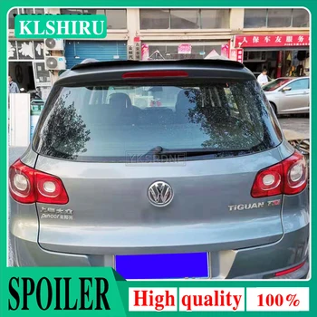 KLSHIRU Yüksek kaliteli ABS malzeme spoiler Volkswagen Tiguan 2009-2016 İçin yıl spoiler astar veya siyah spoiler