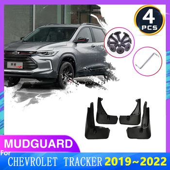 Chevrolet Trax Tracker 2019 için 2020 2021 2022 Ön Ve Arka Çamurluklar Çamurluk Splash Muhafızları Çamur Flaps 4 ADET Araba Oto Aksesuarları