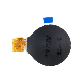 Siyah Ekran Modülü 1.28 İnç IPS Yuvarlak Renkli LCD Kurulu 240X240 SPI Arayüzü GC9A01 Sürücü
