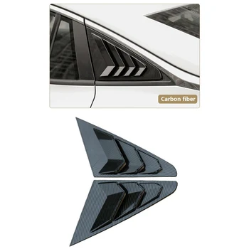 Arka Yan Pencere Panjurları, Kepçe Panjur Kapağı Panjur MG 5 MG5 2021 Araba Dış Aksesuarları, karbon Fiber Tarzı