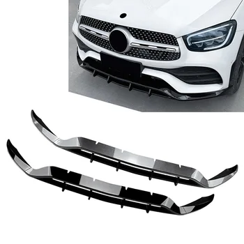 Araba Ön TAMPON altı spoyler Splitter Trim Aksesuarları Mercedes Benz GLC Sınıfı X253 GLC300 GLC350e Spor 2020 2021 2022
