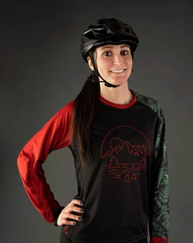 2023 kadın bisiklet uzun kollu jersey bisiklet jersey enduro motokros giyim mtb takım forması yokuş aşağı dağ bisikleti gömlek
