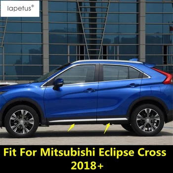 Yan Kapı Kalıplama Vücut Şeridi Flama Koruma Dekorasyon Kapak Kiti Trim Aksesuarları Mitsubishi Eclipse Cross 2018 - 2022 için 