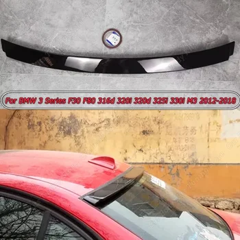 BMW 3 Serisi için F30 F80 316d 320i 320d 325i 330i M3 2012-2018 Arka Pencere Çatı Spoiler Kanat Yüksek Kaliteli Siyah Tuning Şekillendirici