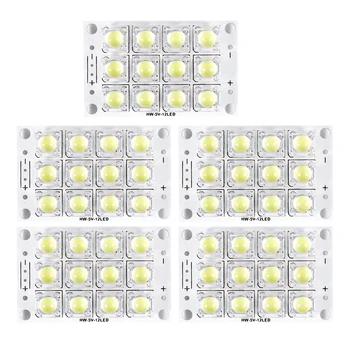 5X yeni DC 3V 5V 12 süper parlak LED beyaz Piranha LED devre LED ışıkları ışık yat
