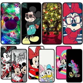 Pembe Mickey Minnie Karikatür Fare Yumuşak Telefon Kapak için Huawei P30 P20 P10 Nova 3i 3 5t 2i 2 4E 7 SE Mate 10 20 Pro Lite Durumda